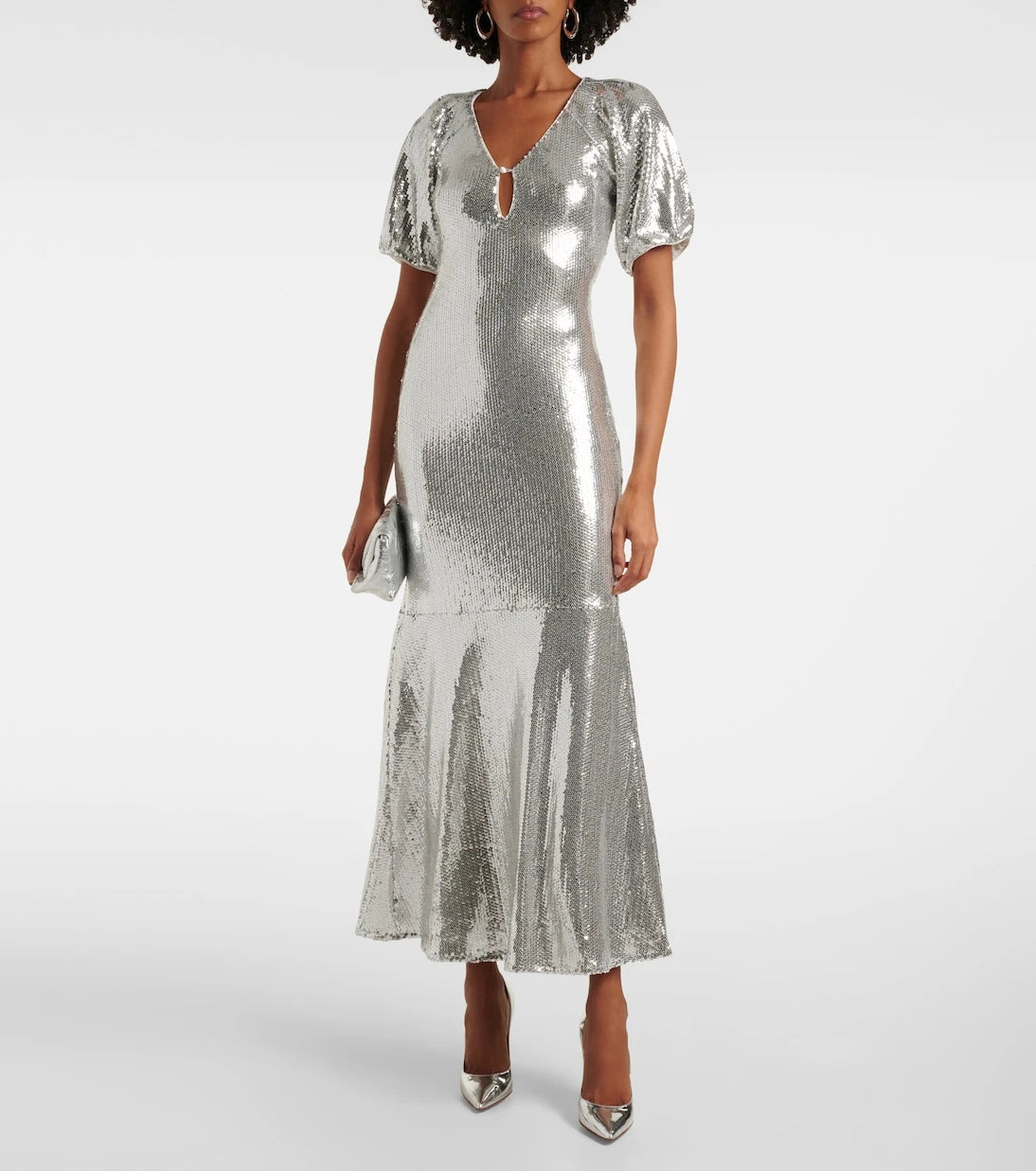 Rotate - Sequined midi dress