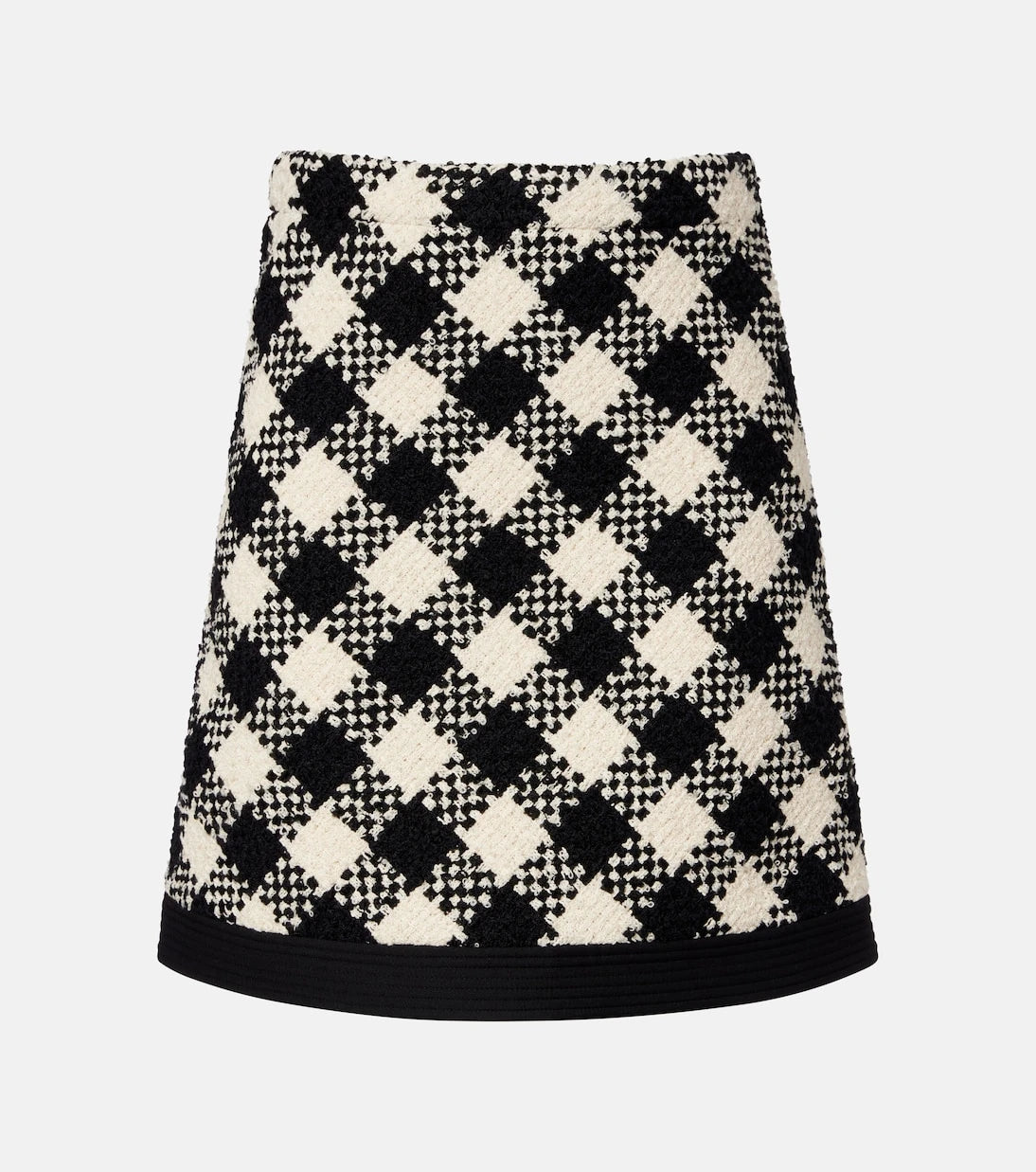 Valentino - Cotton and wool-blend tweed miniskirt
