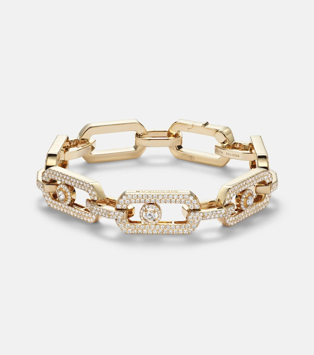Messika - So Move 18kt gold chain bracelet with diamonds