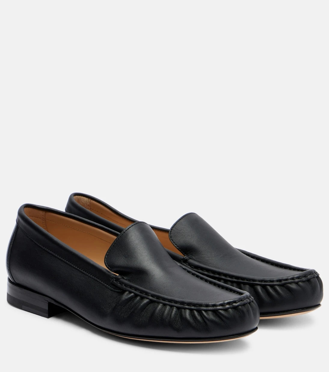 Manolo Blahnik - Leonda leather loafers