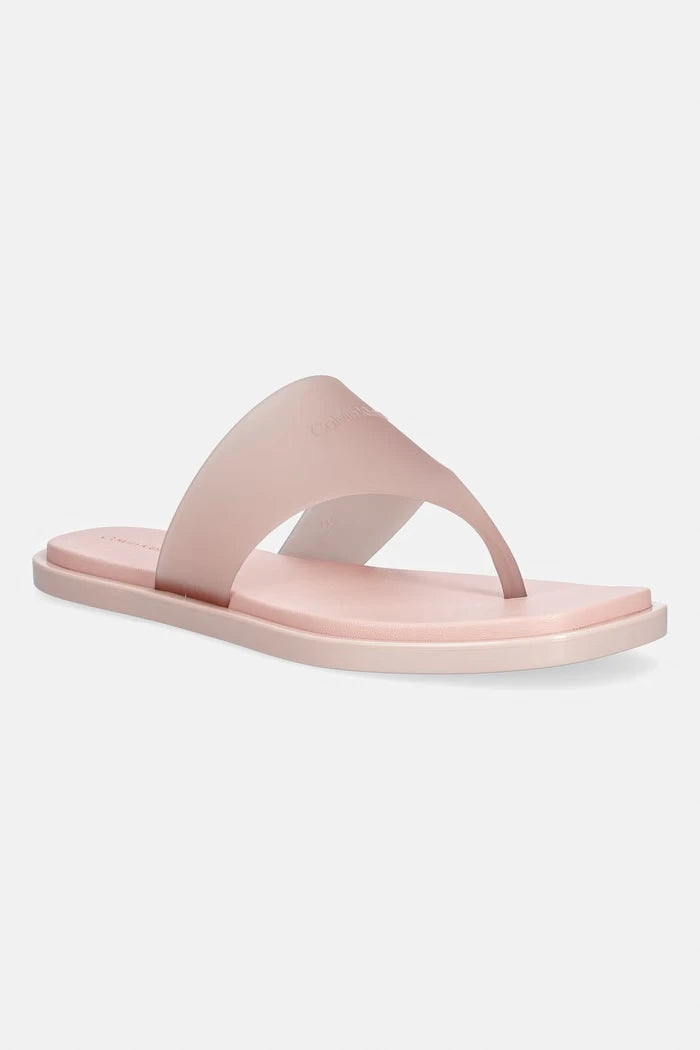 Calvin Klein kadın parmak arası terlik JELLY SANDAL THONG MAT TRAN TPU