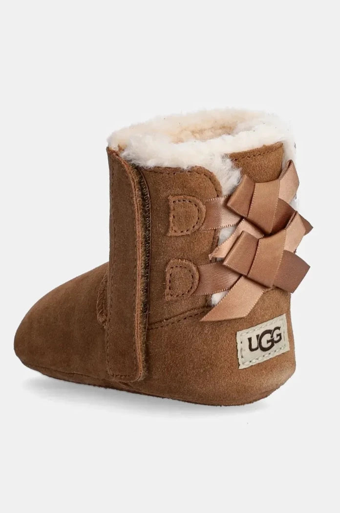 Бебешки велурени обувки UGG BABY BAILEY BOW