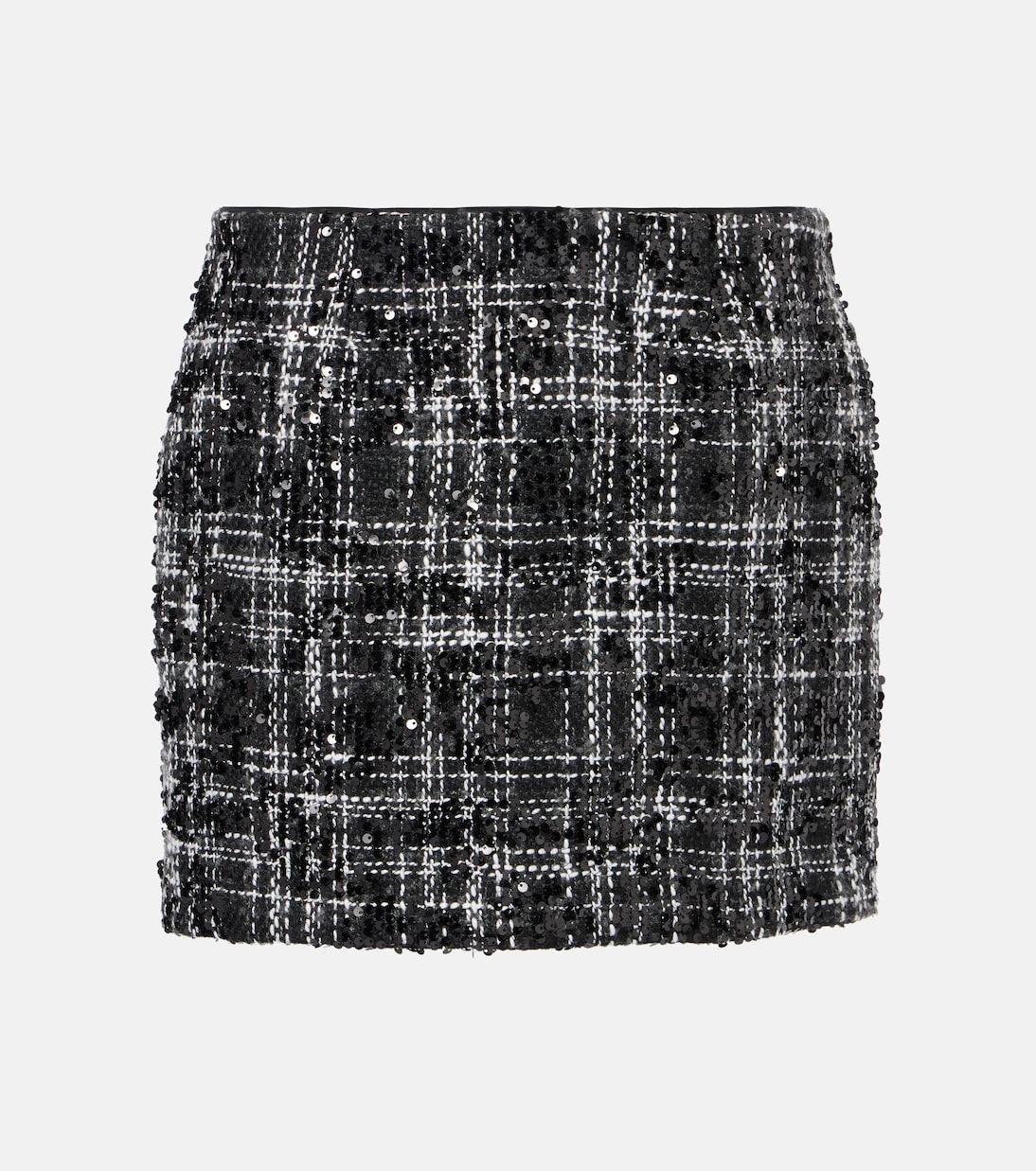 Rotate - Sequined bouclé miniskirt