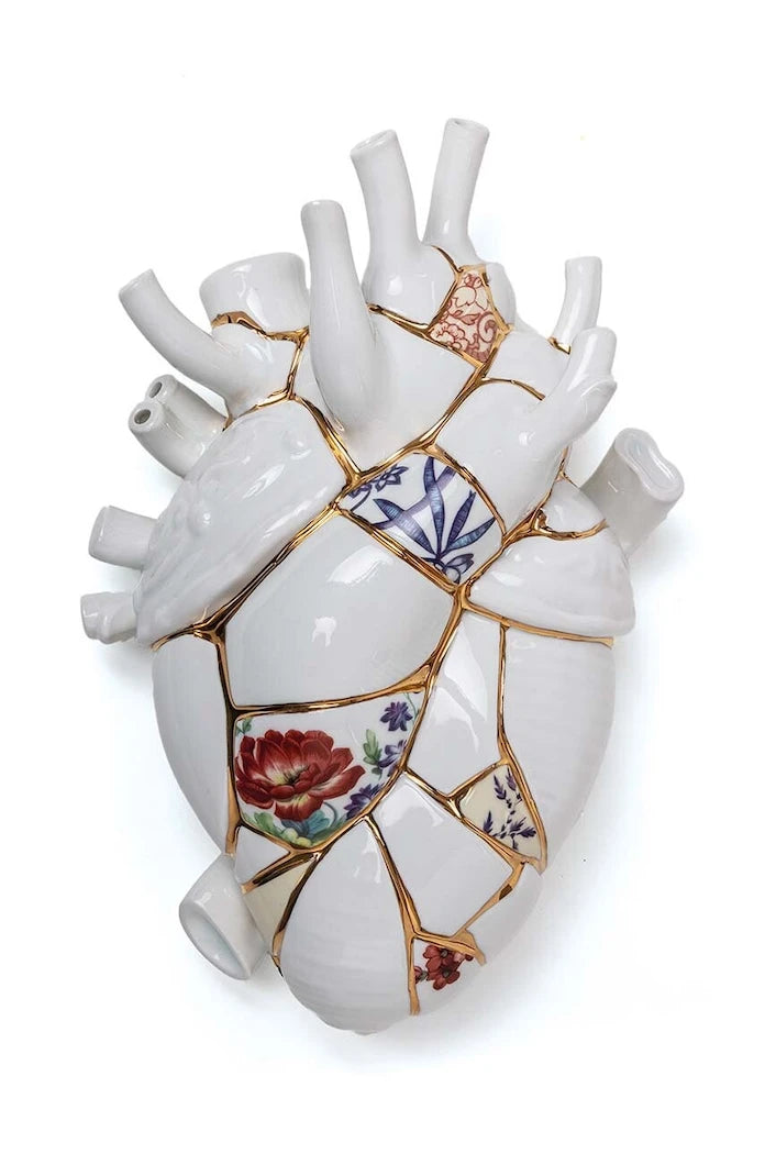 Dekoratif vazo Seletti Love in Bloom Kintsugi