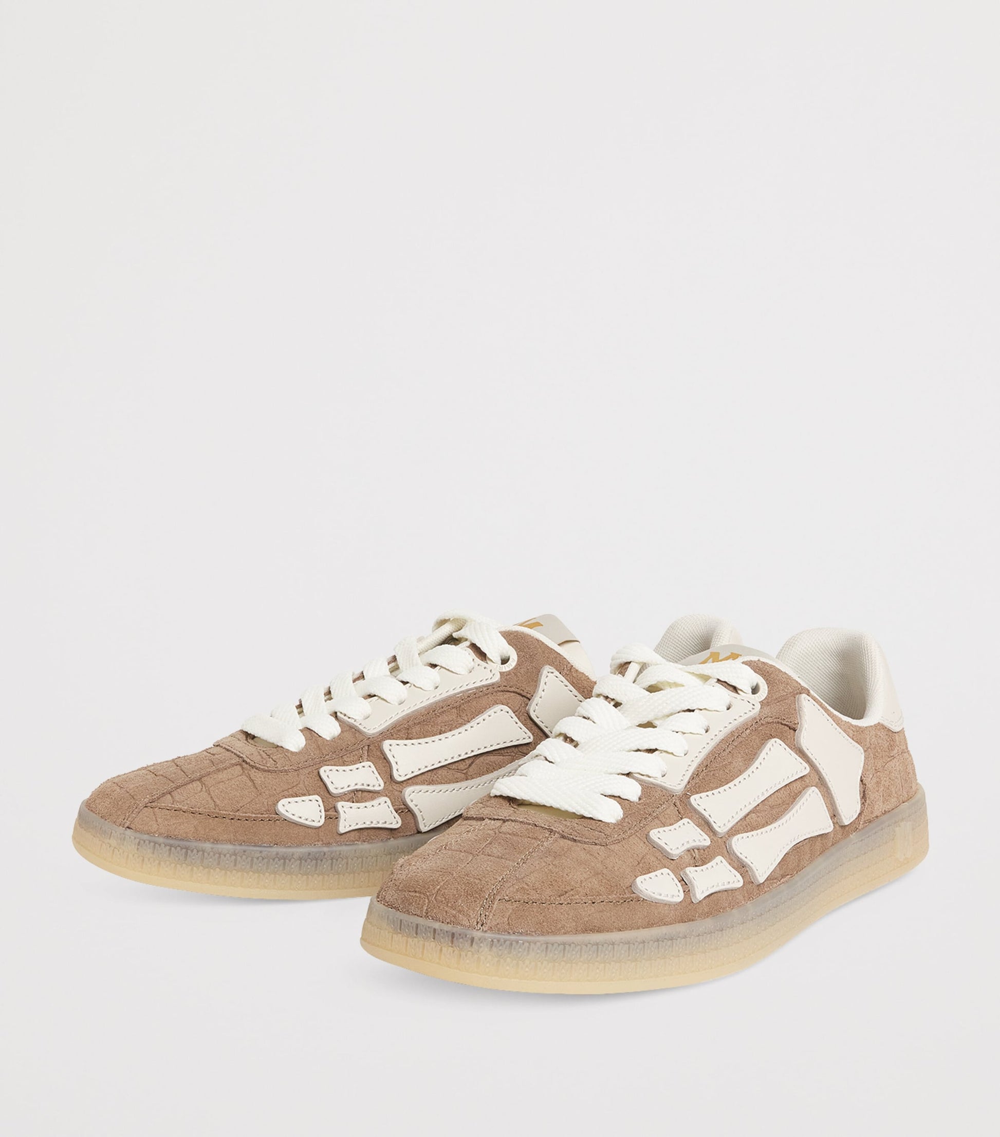 Suede Pacific Bones Low-Top Sneakers