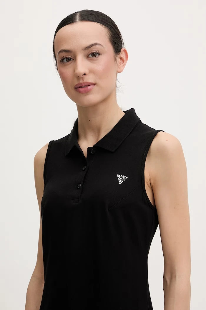 Guess pamuk ve elastan karışımlı SILVY elbise