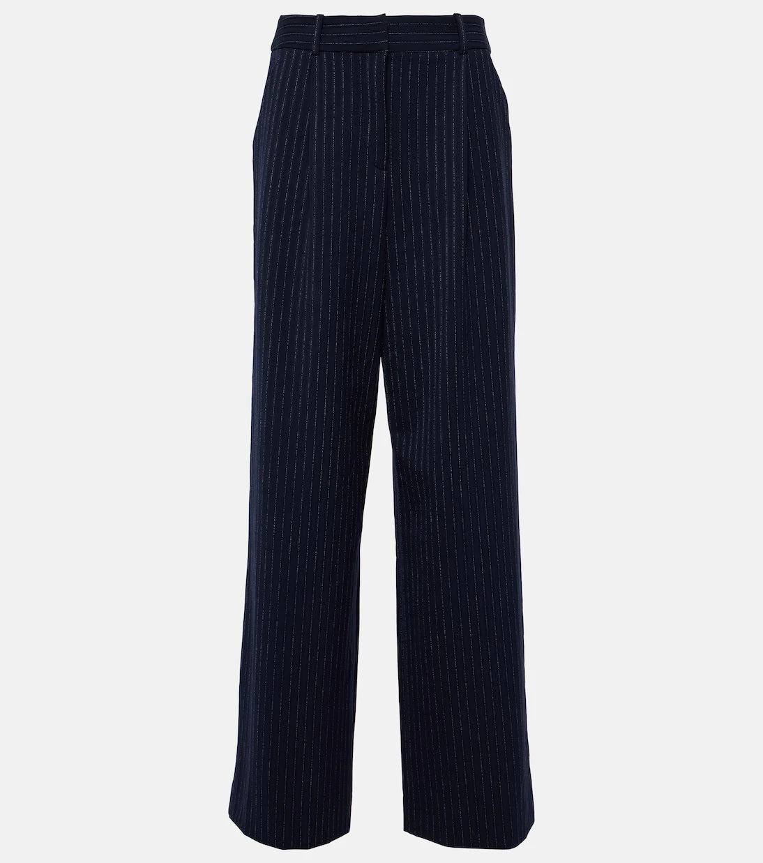 Veronica Beard - Heyser pinstripe high-rise wide-leg pants