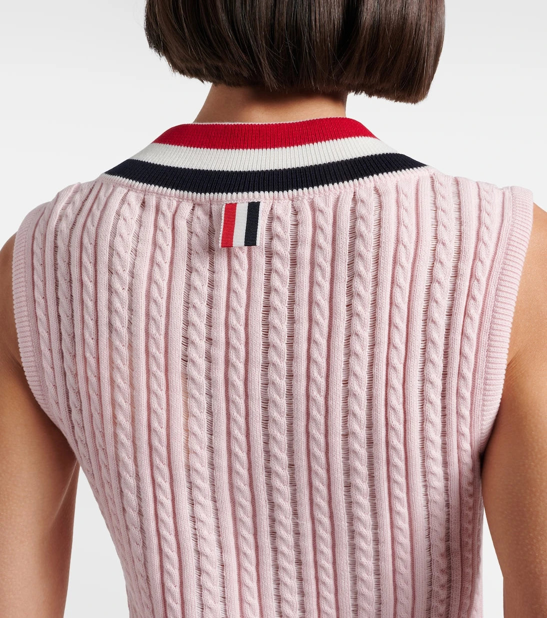 Thom Browne - Pleated cotton minidress