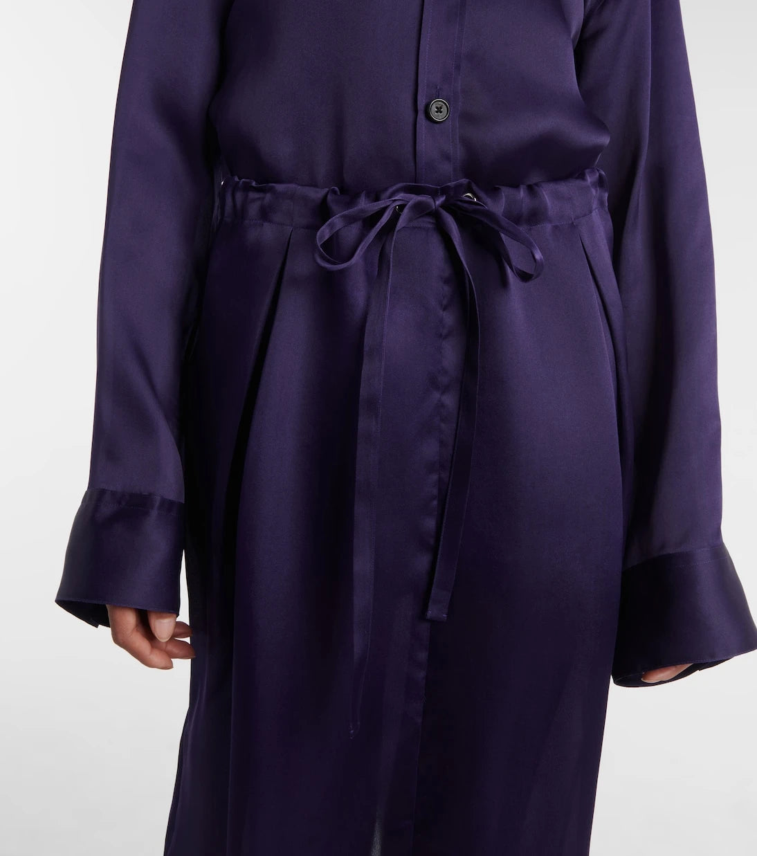 Khaite - Chenton silk organza maxi skirt