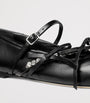 Jimmy Choo Multi Loli Leather Ballerina Flats