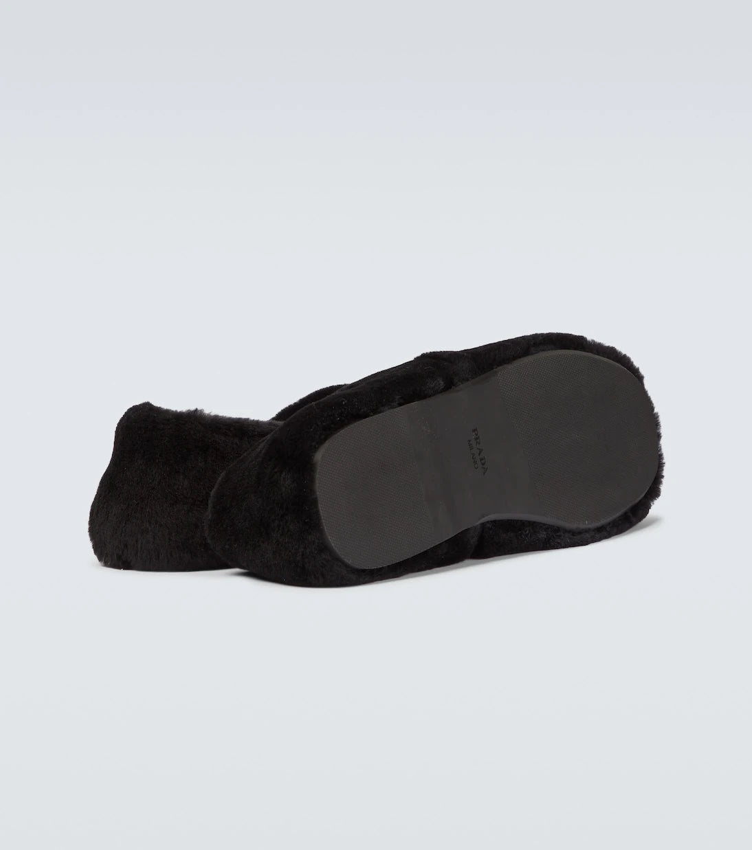 Prada - Shearling slippers