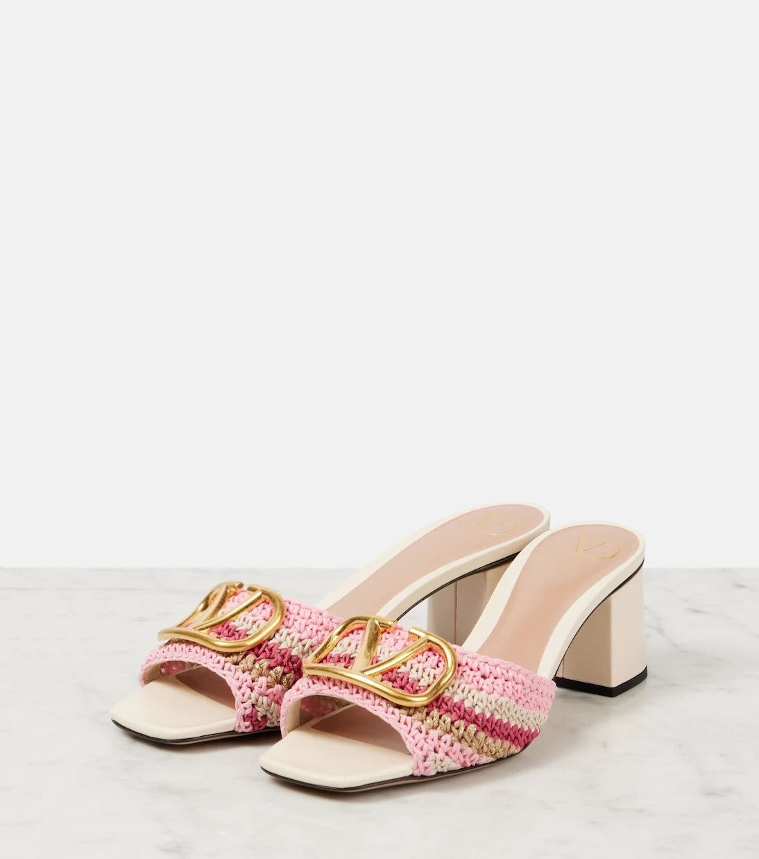 Valentino Garavani - VLogo 60 crochet mules
