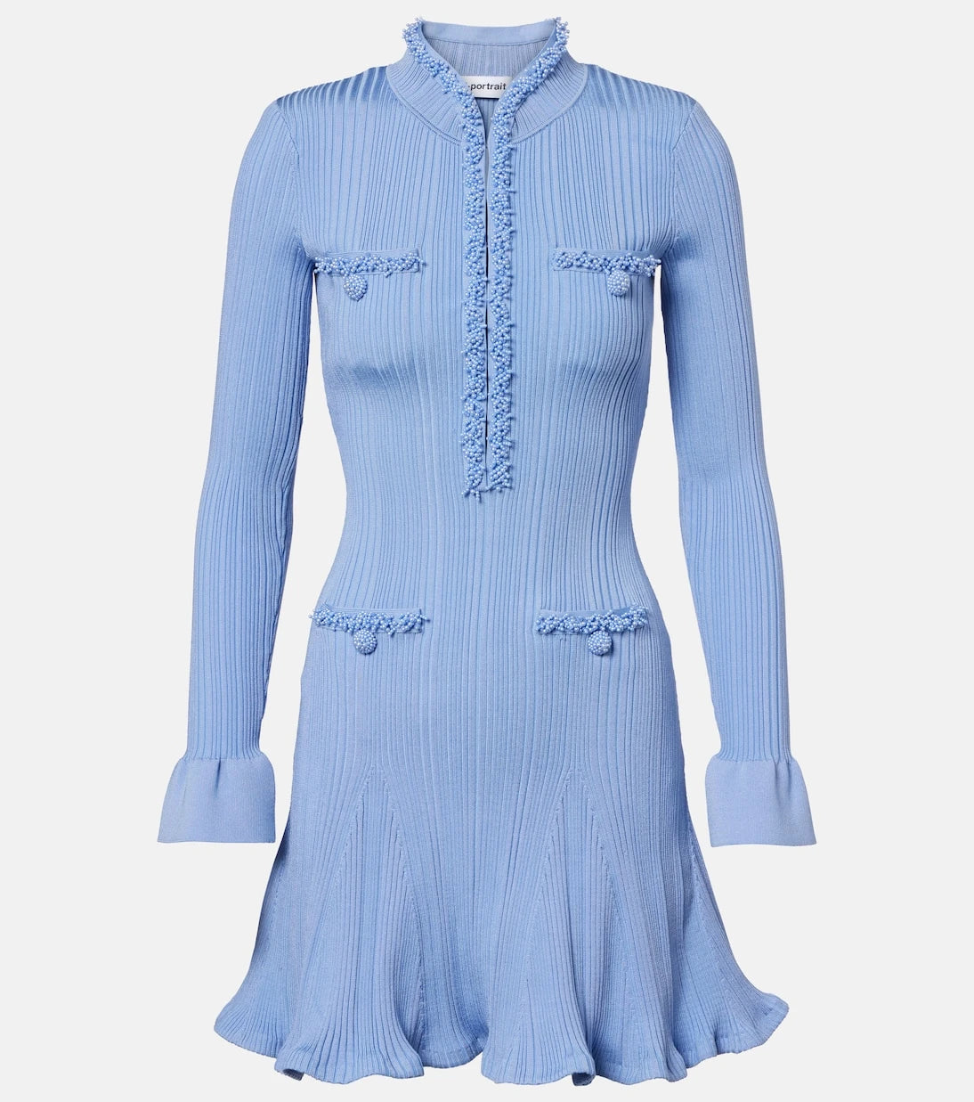 Self-Portrait - Ruffled minidress