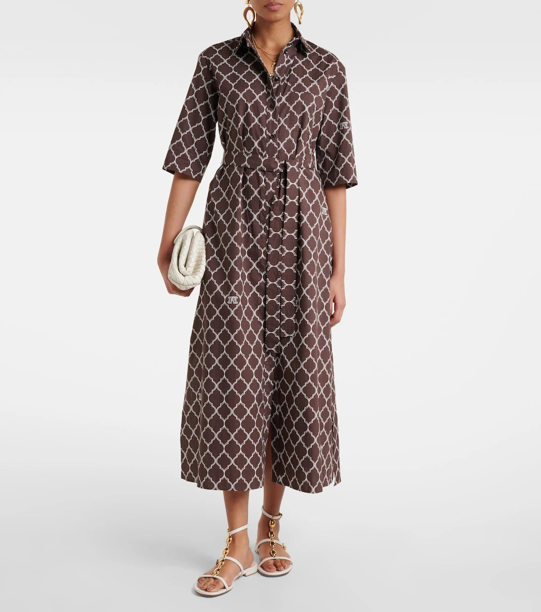 Max Mara - Daniel printed cotton shirt dress