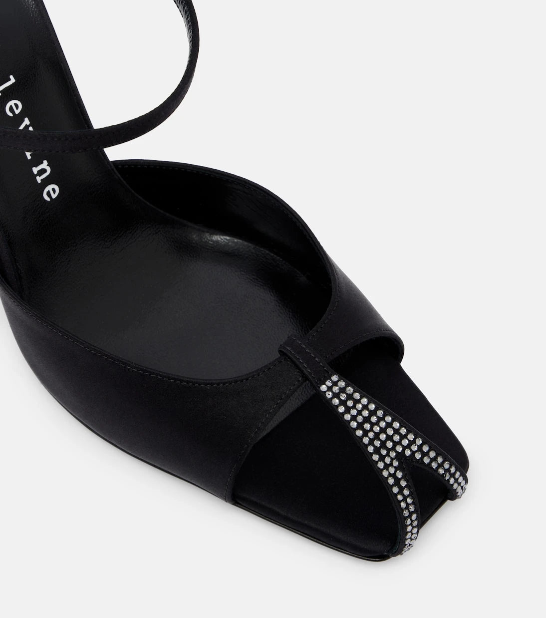 Herbert Levine - Hidden Gem embellished satin mules