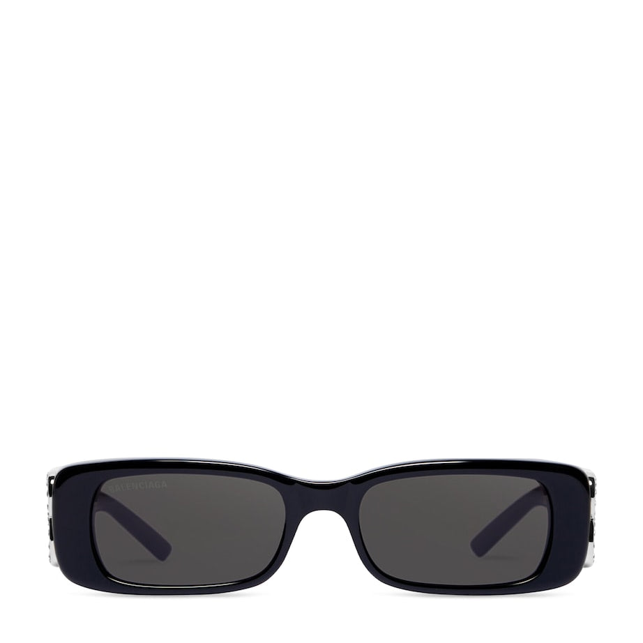 Black Dynasty Rectangle Sunglasses