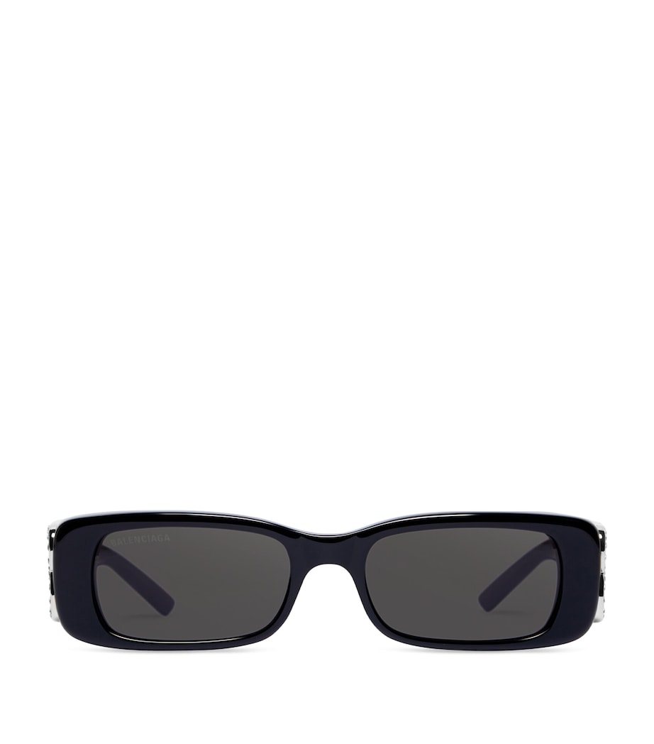 Black Dynasty Rectangle Sunglasses