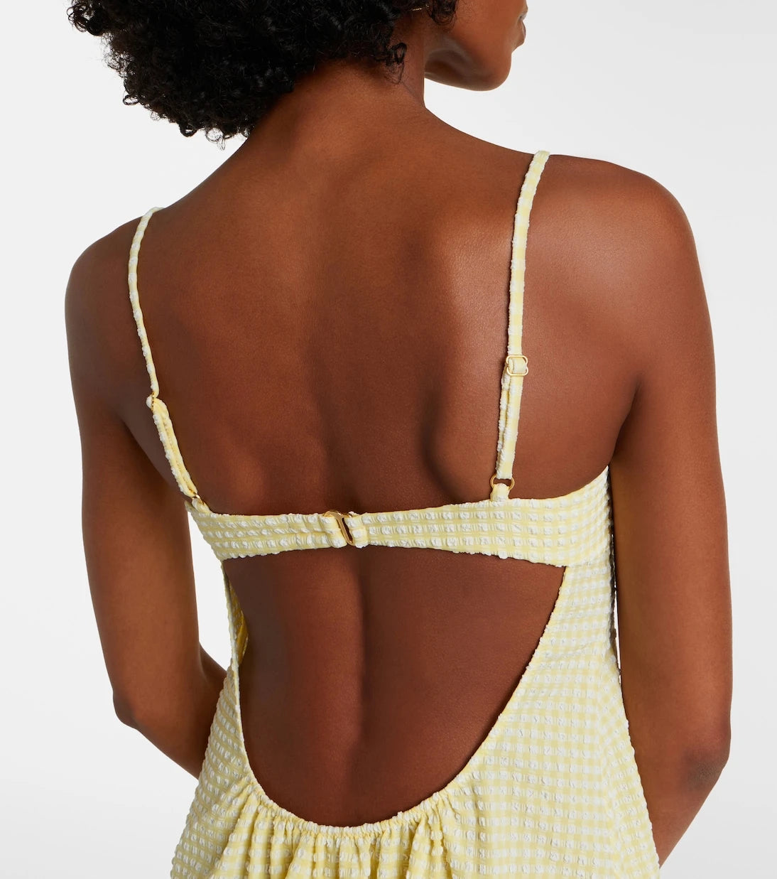 Montce - Petal gingham minidress
