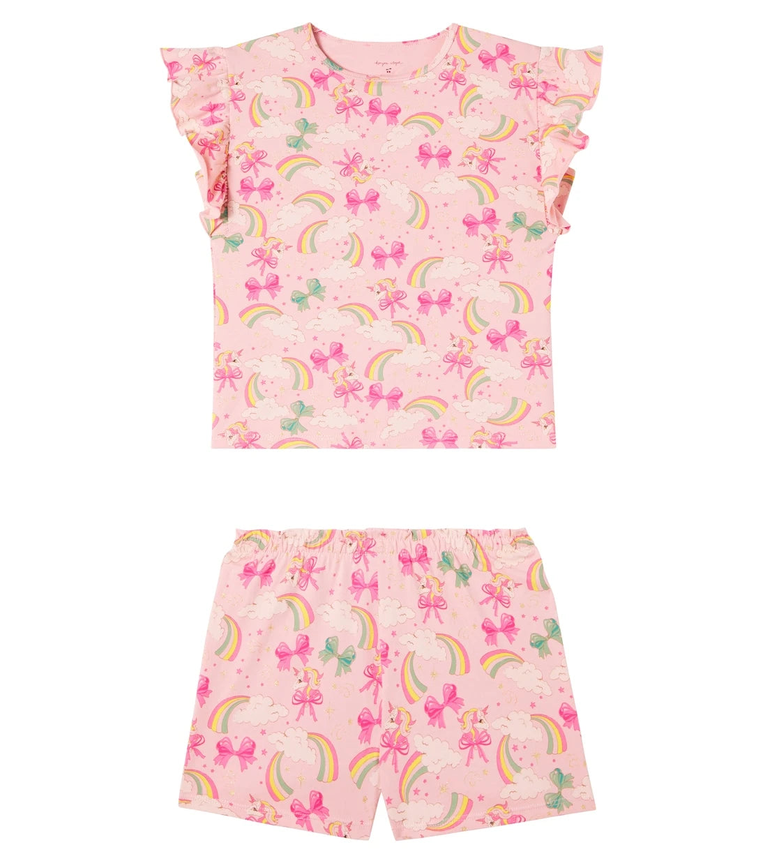 Konges Sløjd - Lin Frill cotton top and shorts set