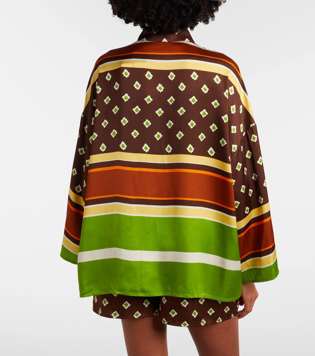Faithfull - Cora printed satin shirt