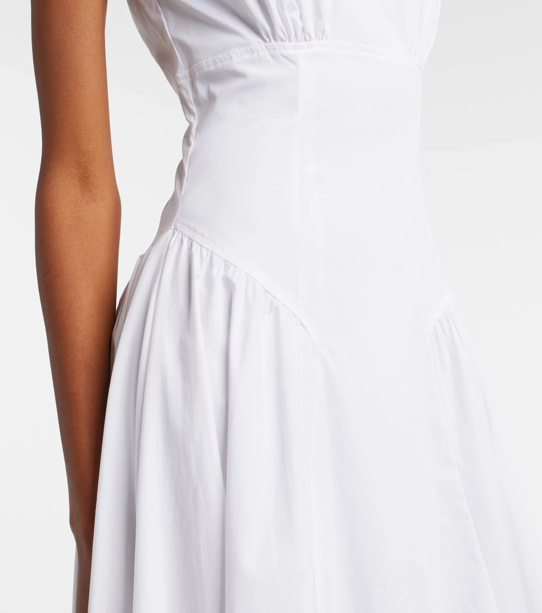 Staud - Gwen cotton poplin midi dress