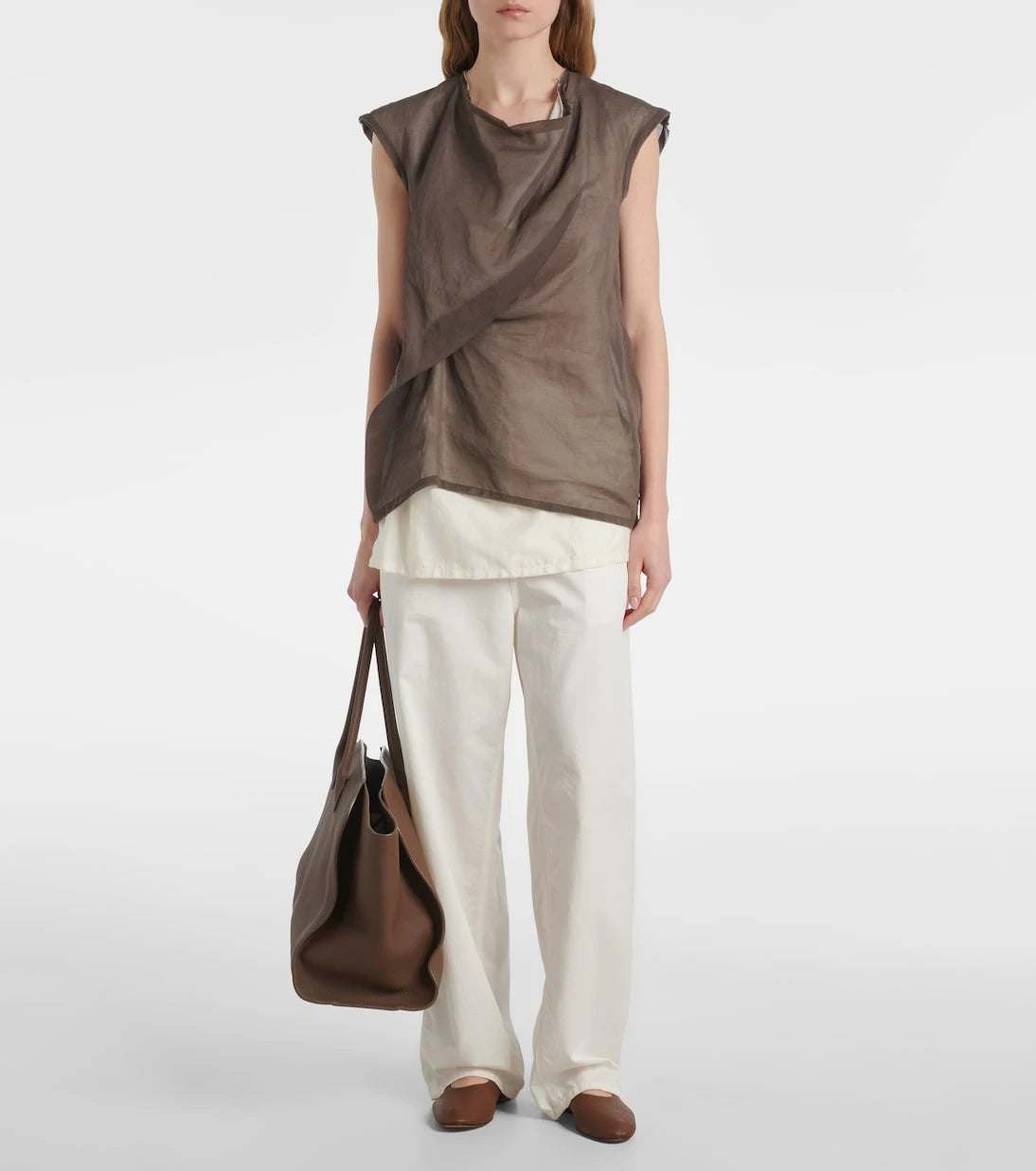 The Row - Awar leather ballet flats