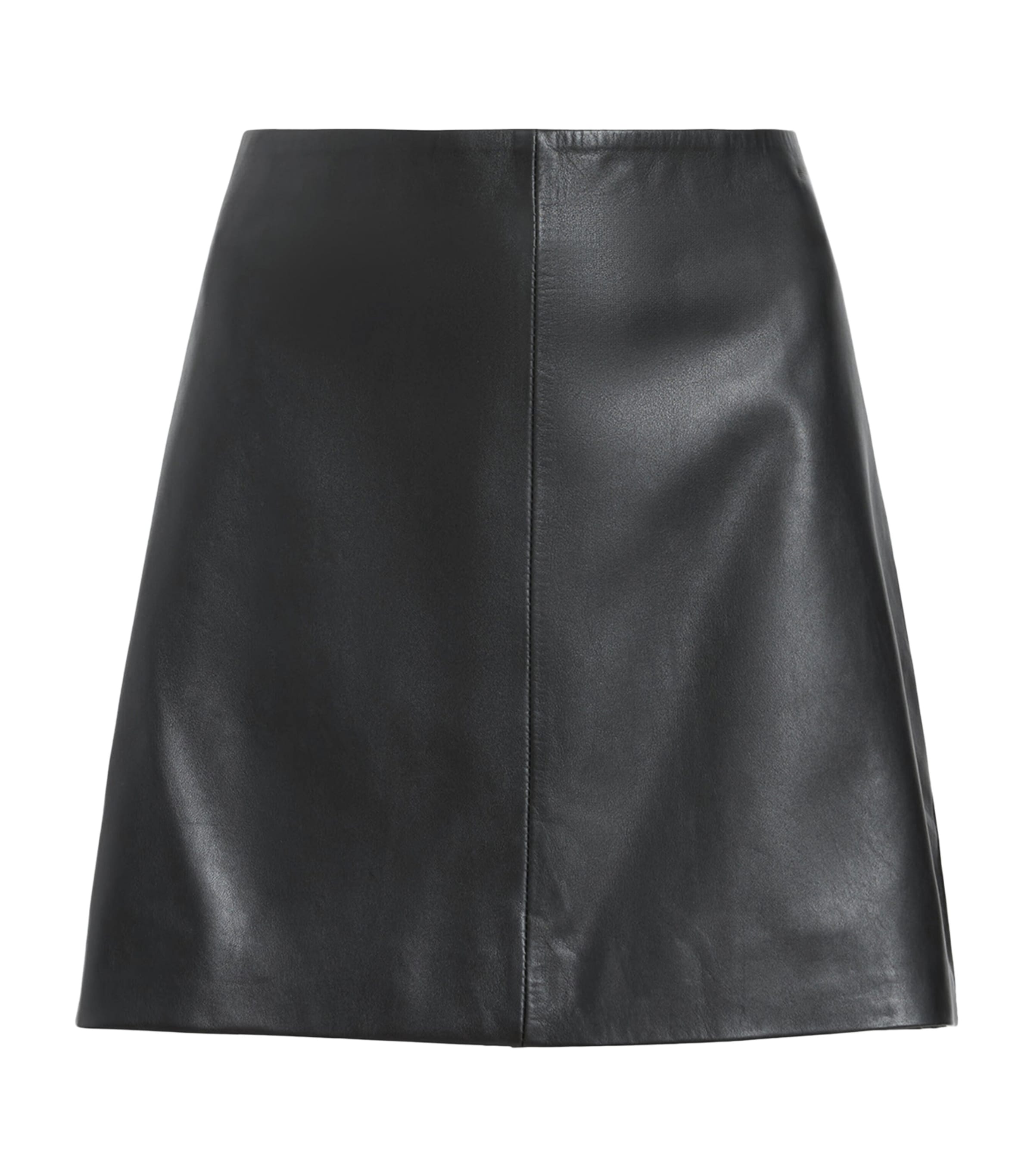 Black Leather Renai Mini Skirt