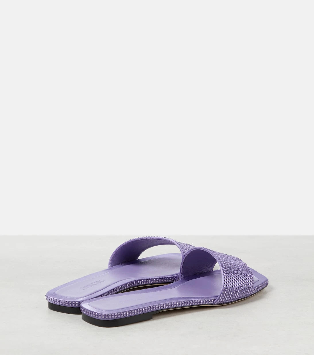 Jimmy Choo - Clovis embellished satin mules