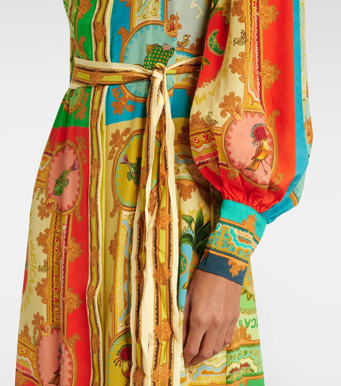 Alémais - Monte printed linen shirt dress