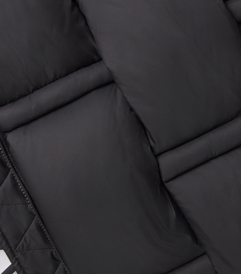 Raxxy Black 3D Down-Filled Angular Puffer Jacket