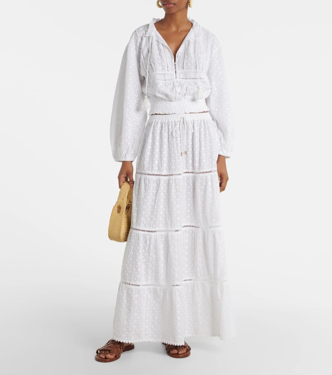 Melissa Odabash - Danielle cotton maxi skirt