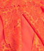 Bocan Orange Silk Chiffon Long Robe