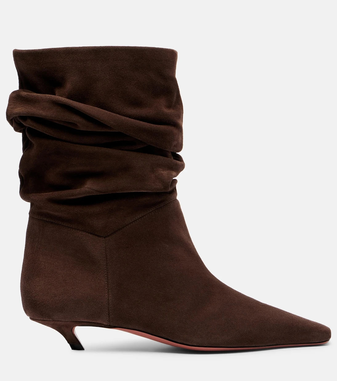 Amina Muaddi - Jamie 25 suede ankle boots