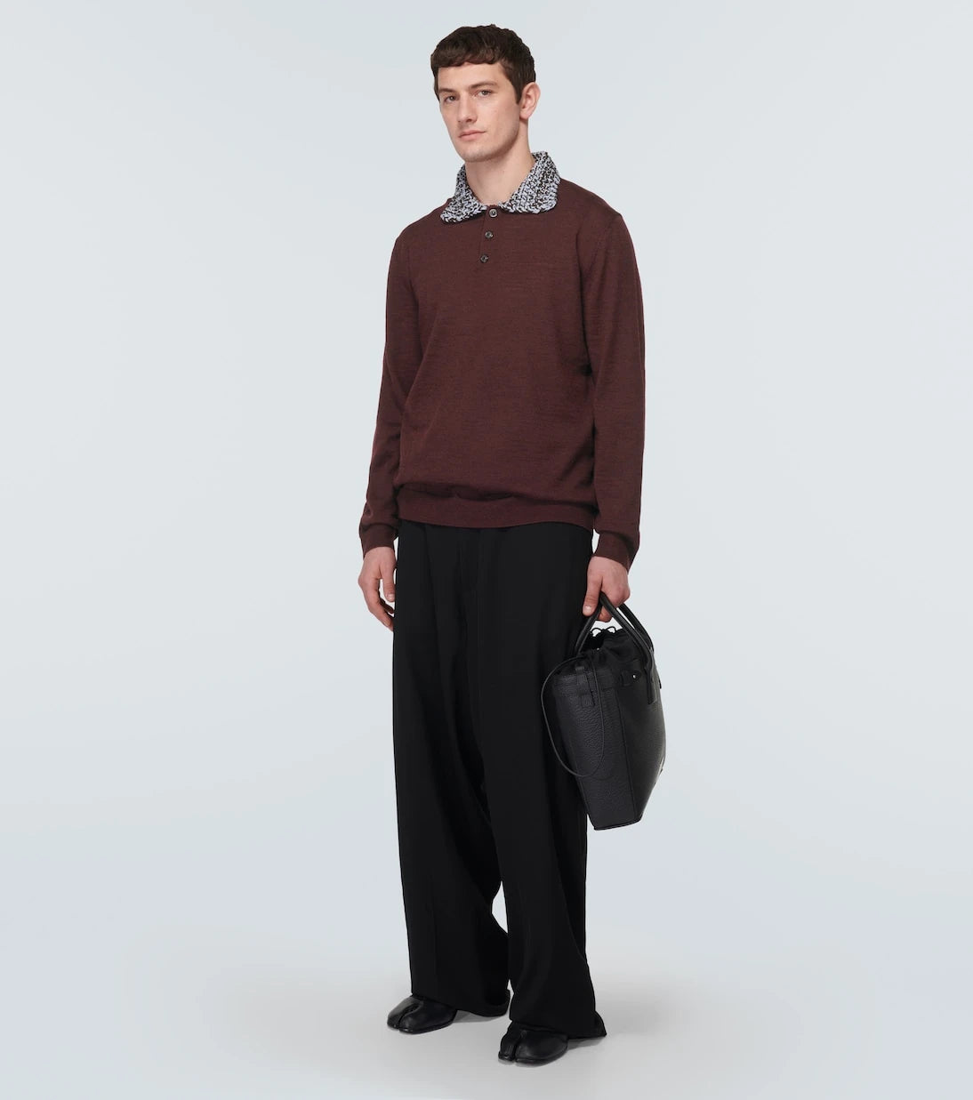 Maison Margiela - Wool polo sweater