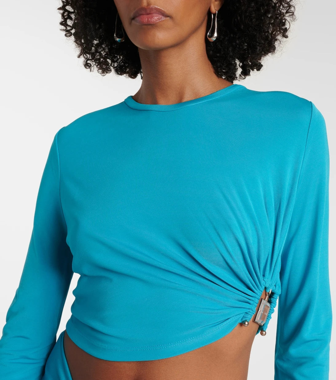 Christopher Esber - Embellished crop top