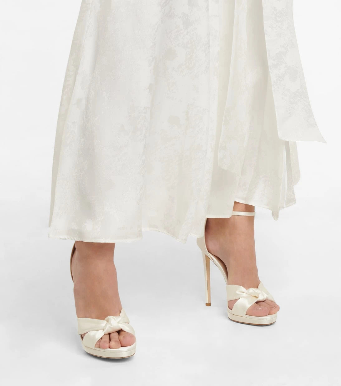 Jimmy Choo - Rosie 120 satin sandals