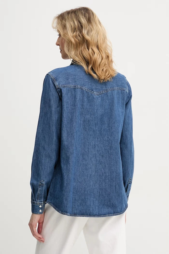 United Colors of Benetton kadın denim gömlek