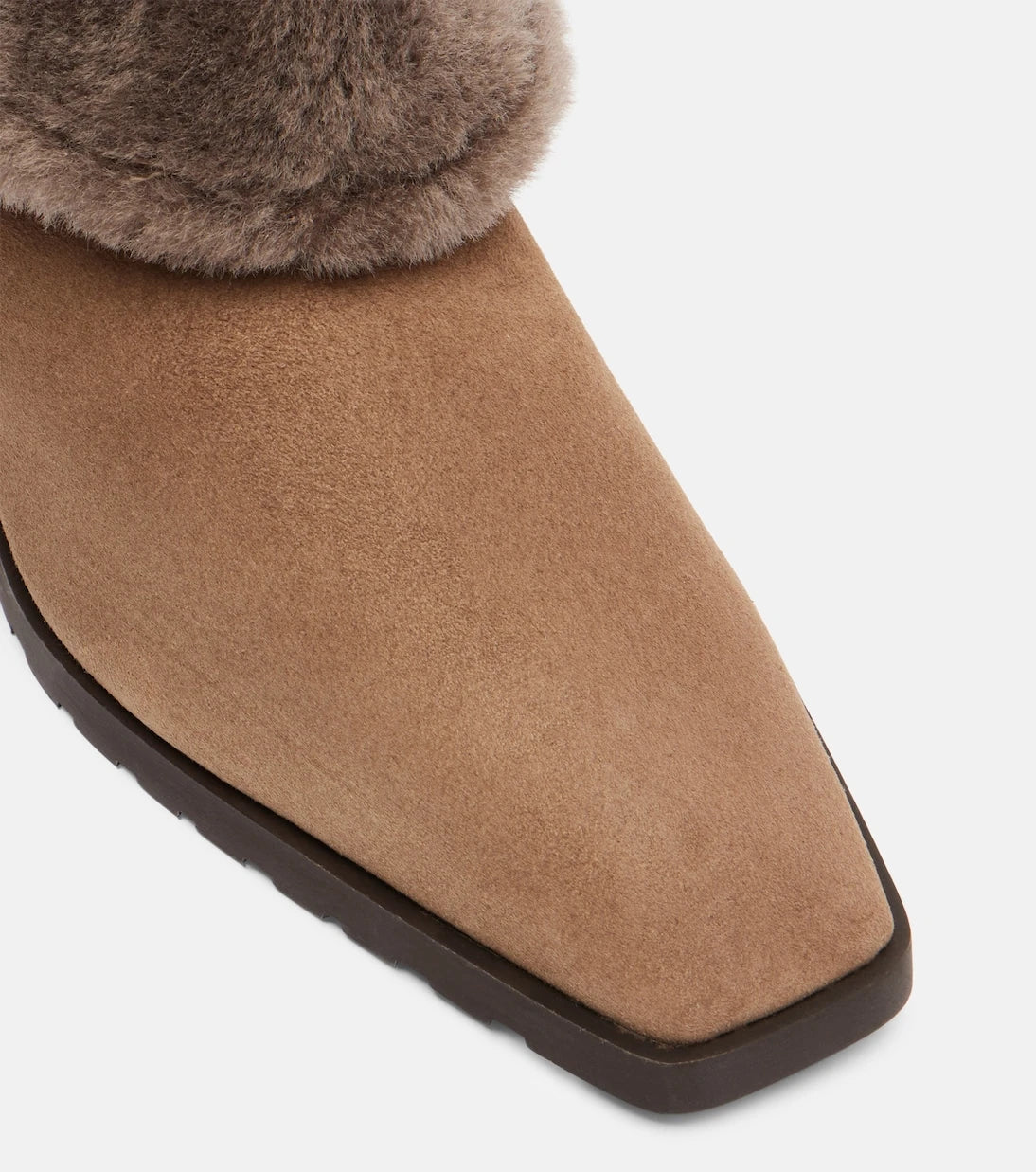 Toteme - Shearling-lined suede ankle boots