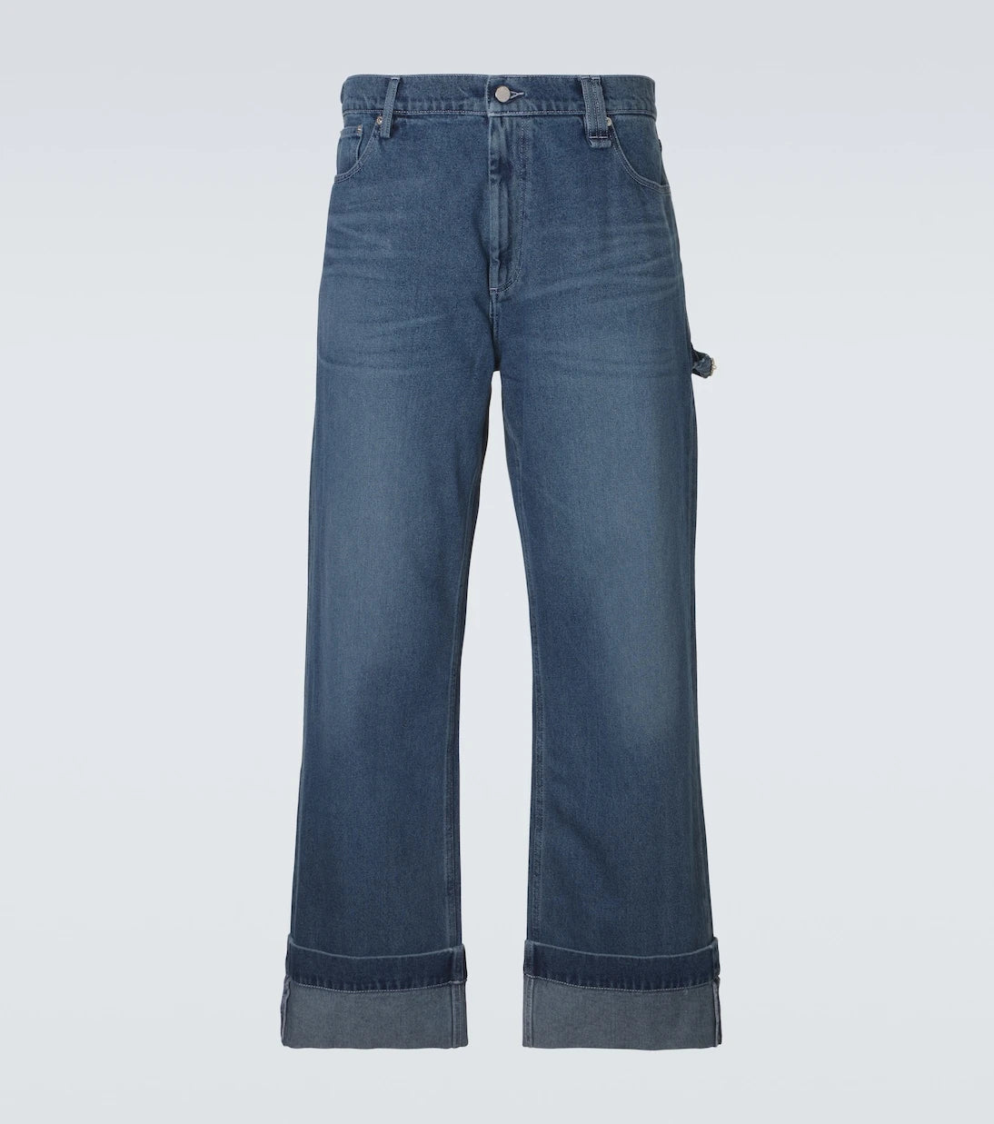 Simone Rocha - Crystal-embellished straight jeans