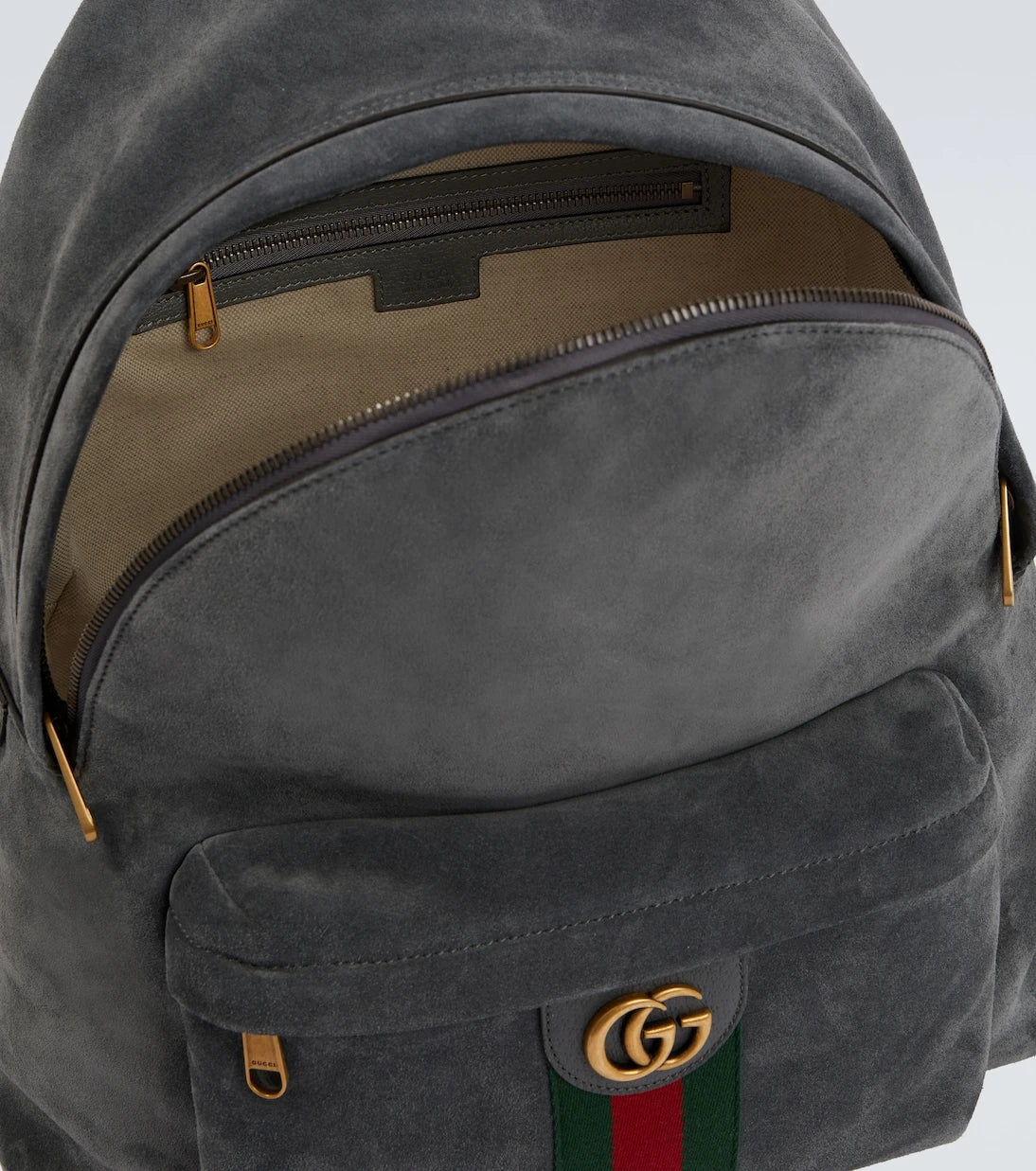 Gucci - Ophidia suede backpack