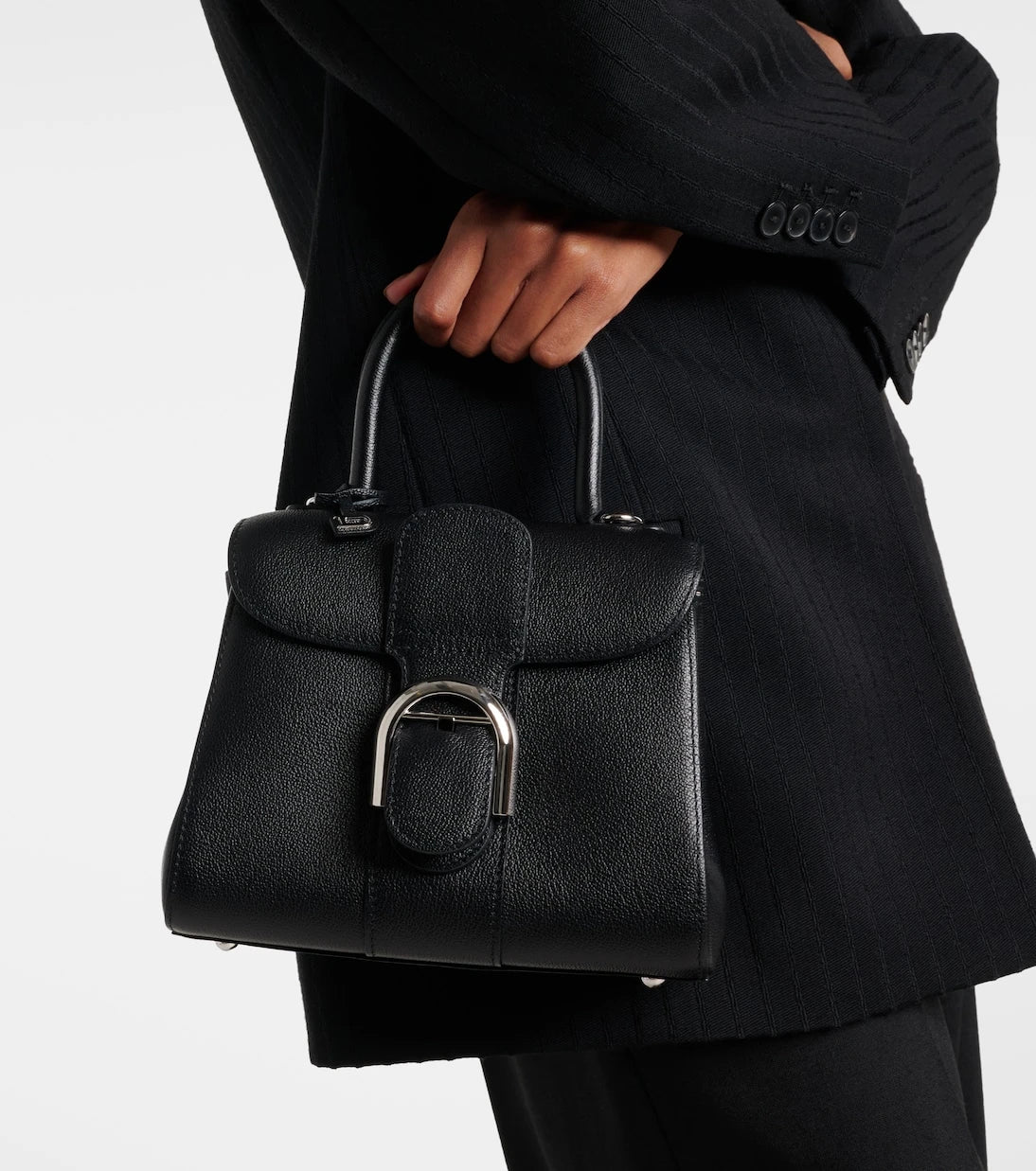 Delvaux - Brillant Mini leather tote bag