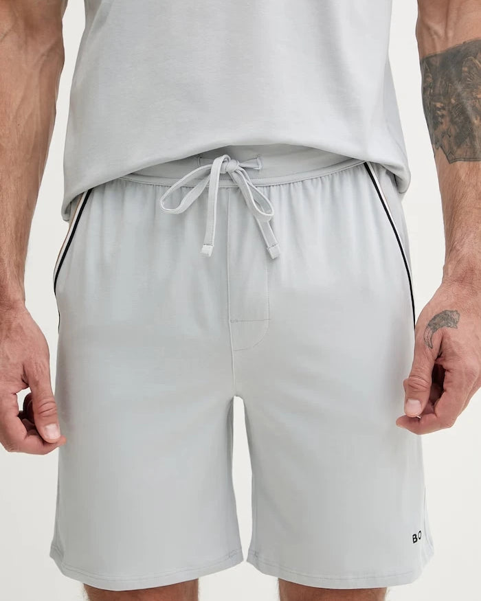 BOSS домашен къс панталон мъжки от памук с еластан Unique Shorts CW