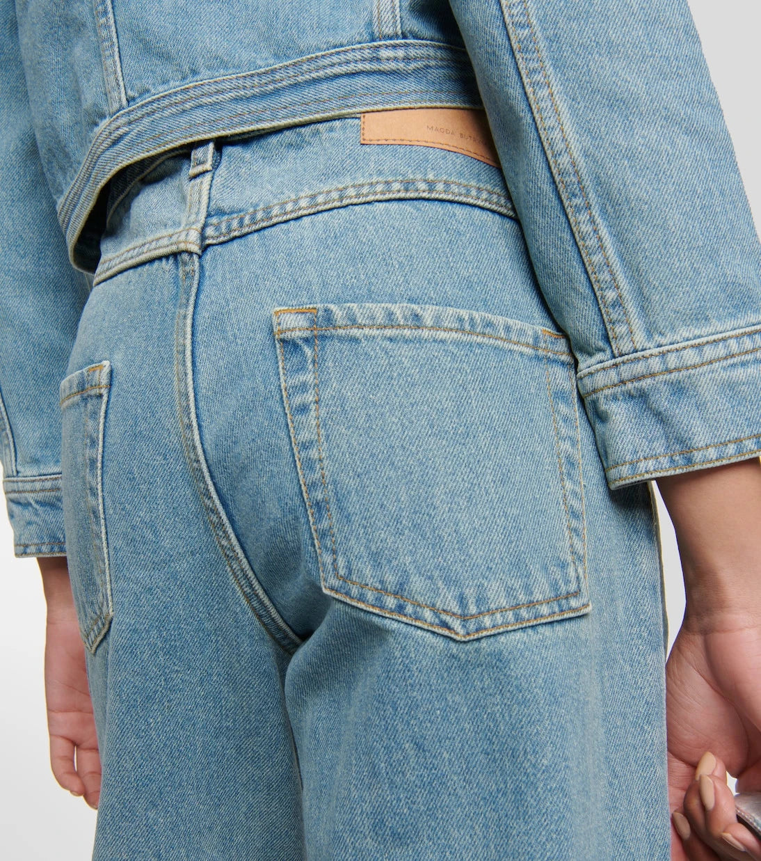 Magda Butrym - Low-rise flared jeans