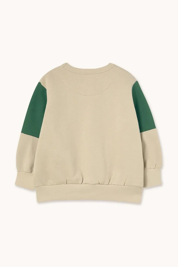 Детски памучен суичър Tinycottons TINY COLOR BLOCK SWEATSHIRT