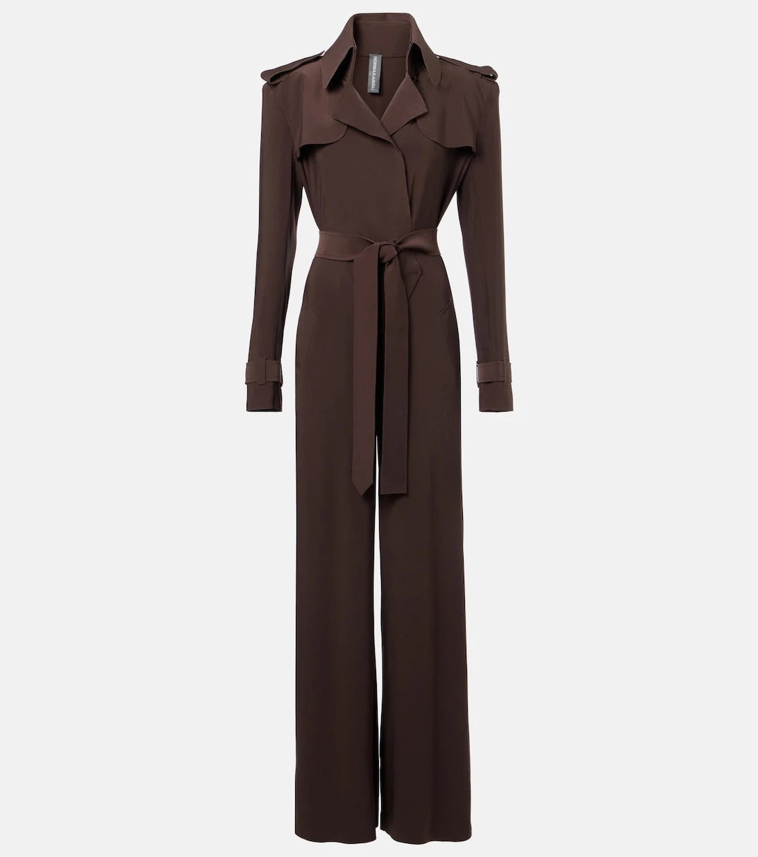 Norma Kamali - Single-breasted jumpsuit