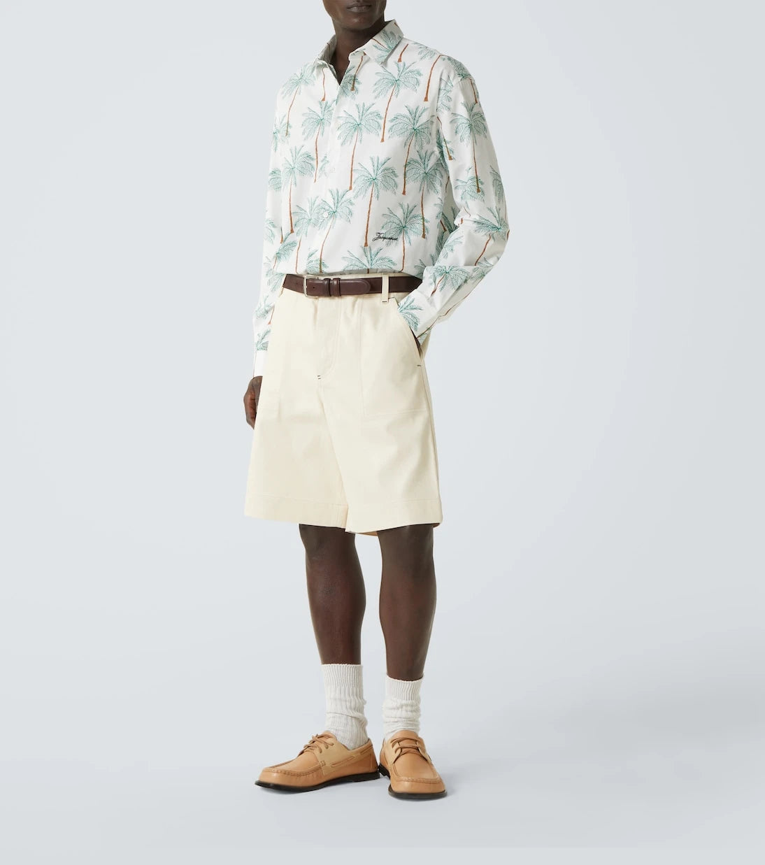 Jacquemus - Simon printed cotton shirt