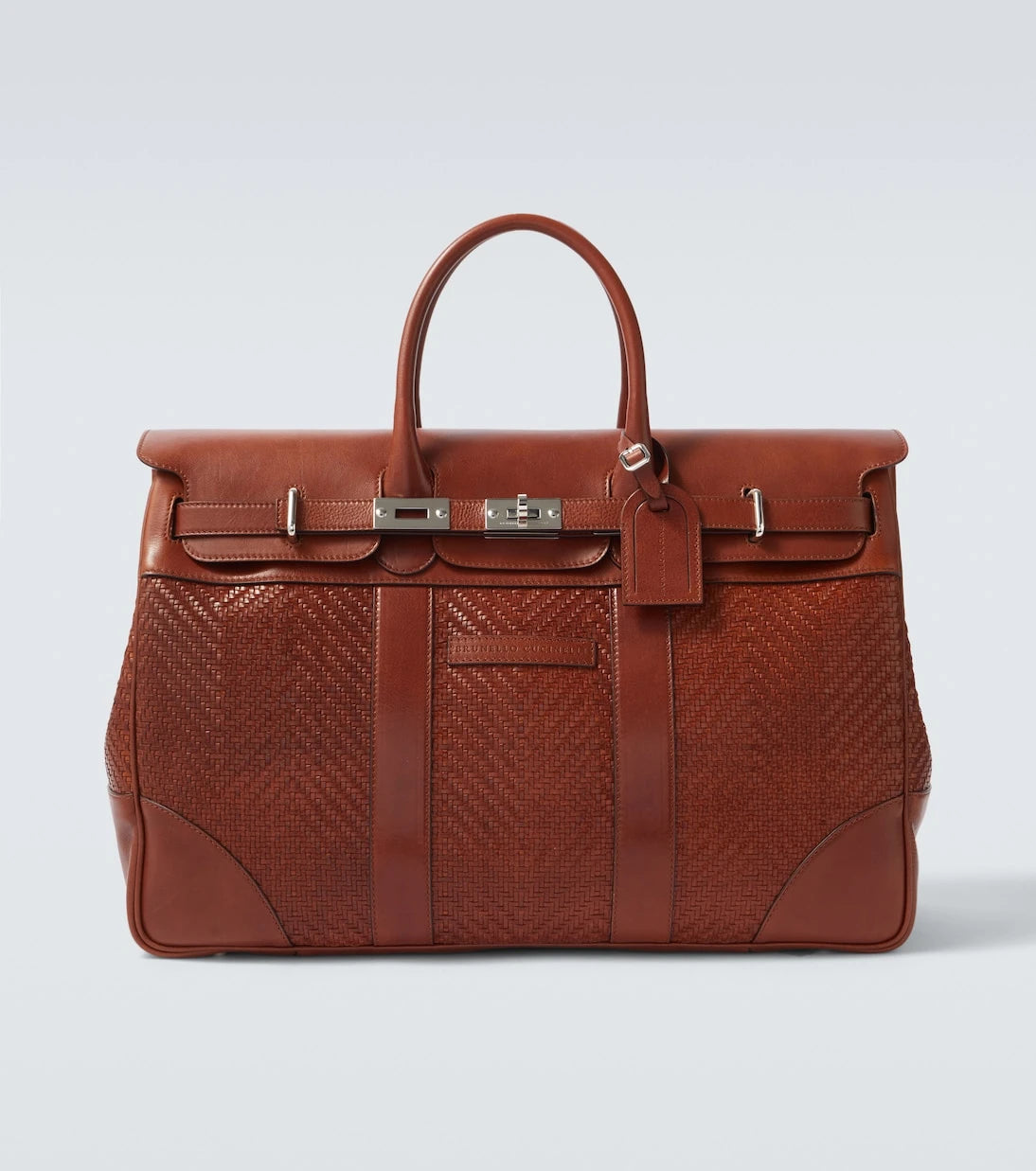 Brunello Cucinelli - Country leather tote bag