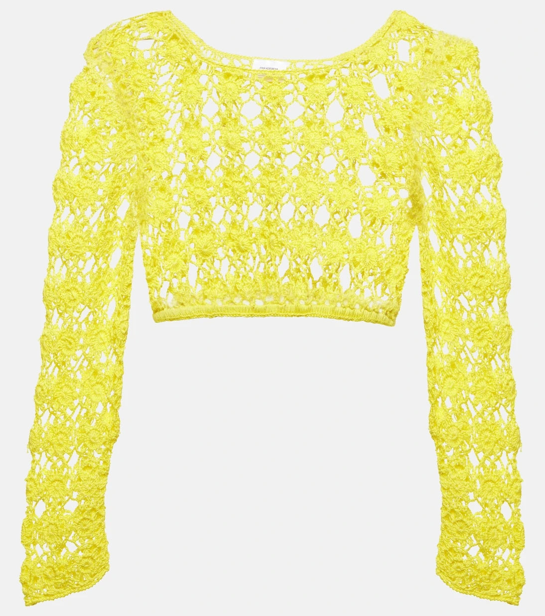 Anna Kosturova - Bella crochet cotton crop top