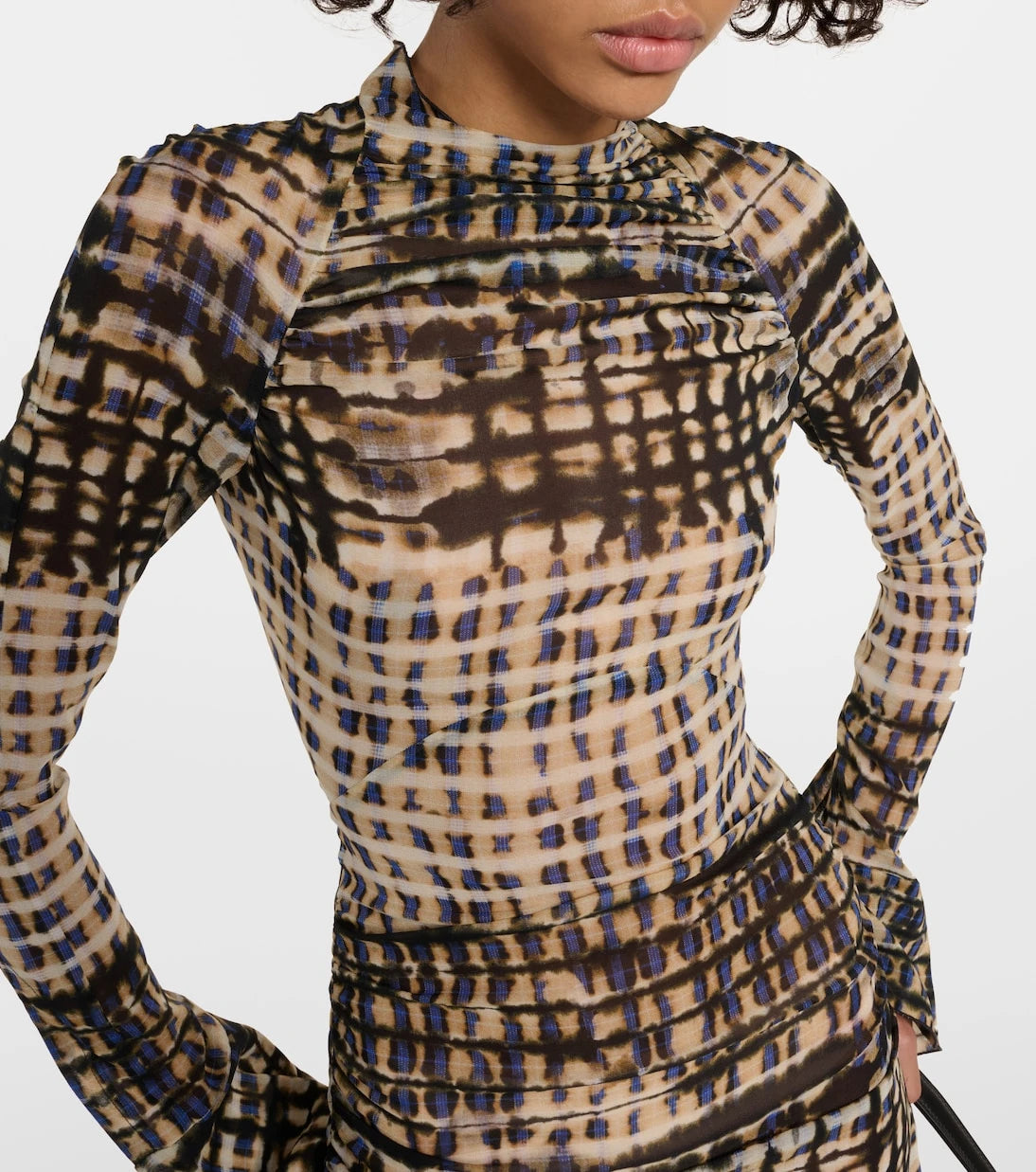 KNWLS - Snake-print silk-blend midi dress