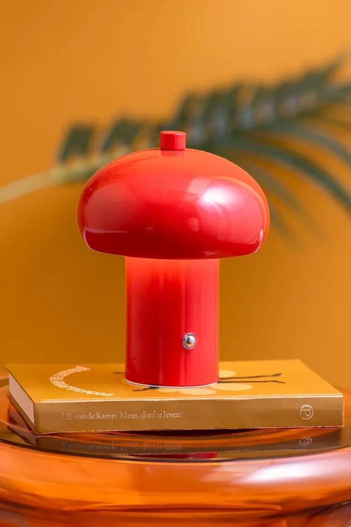 Leitmotiv Retro Seta Kablosuz LED Masa Lambası 12,5 x 15 cm